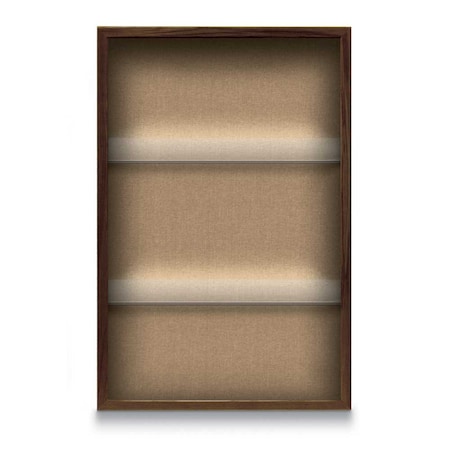 United Visual Products Outdoor Enclosed Combo Board, 48"x36", Satin Frame/Black & Cloud UVCB4836OD-BLACK-CLOUD